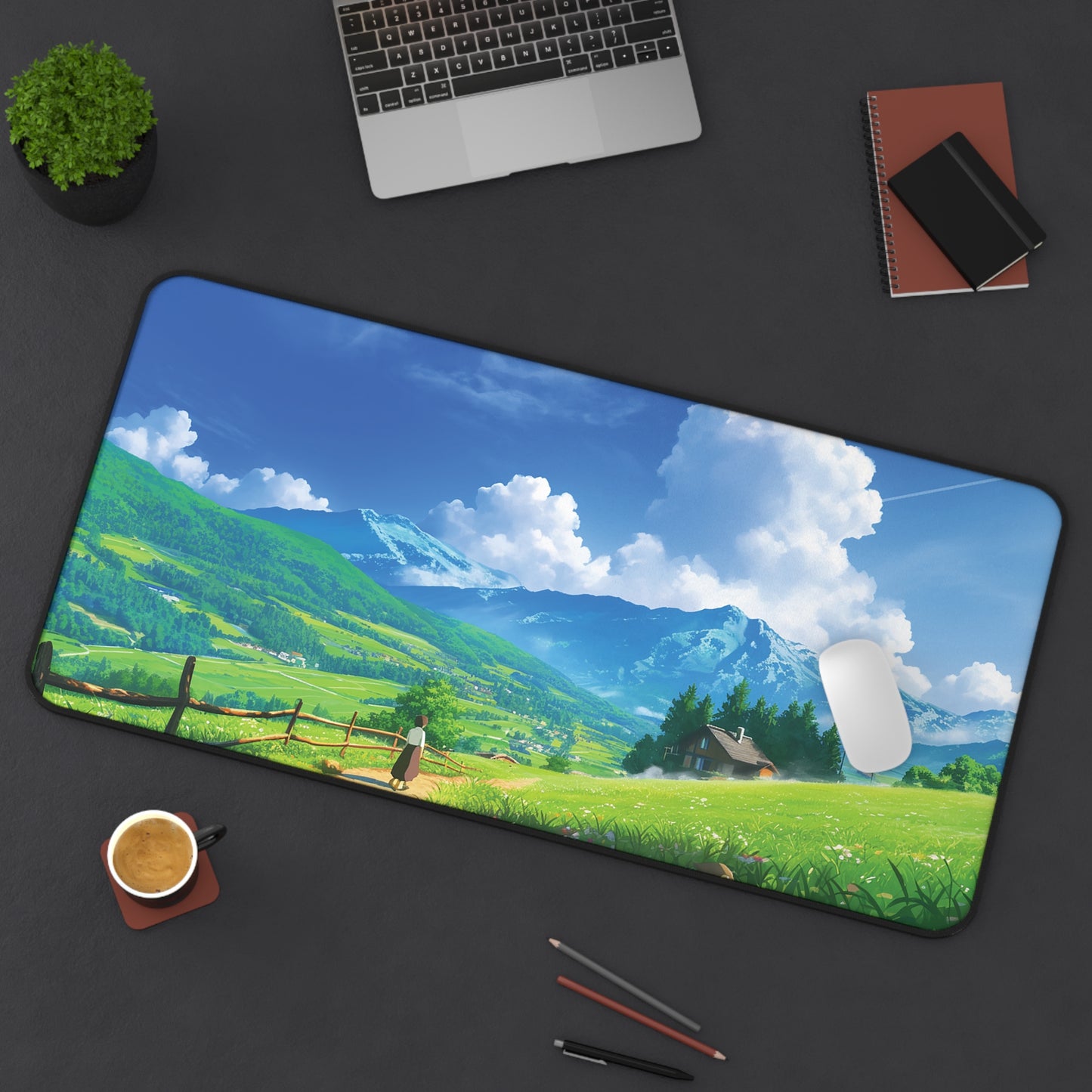 Oversized Desk Mat – Premium Neoprene with Non-Slip Base for Work & Gaming