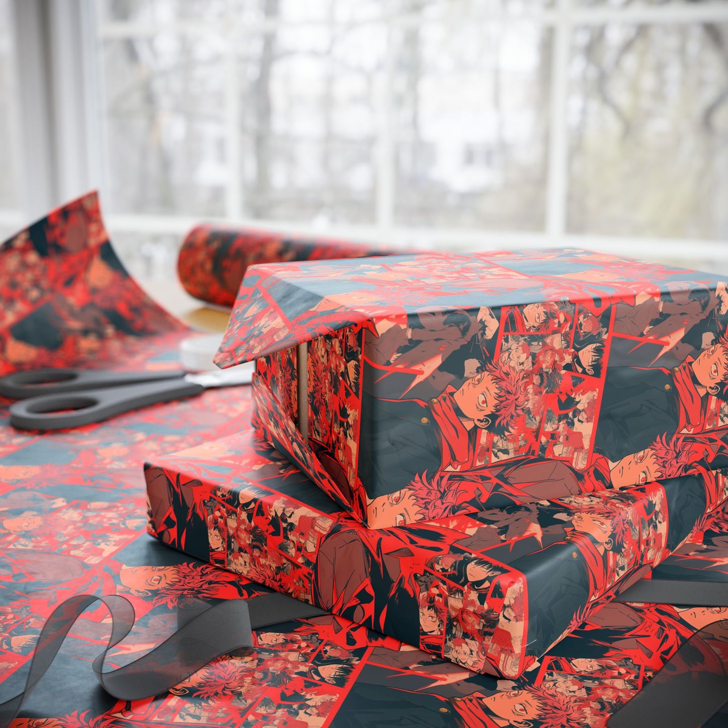 Premium Anime Wrapping Paper – Cute & Stylish Gift Wrap (3 Sizes)