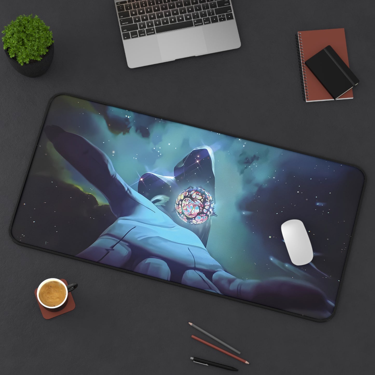 Oversized Desk Mat – Premium Neoprene with Non-Slip Base for Work & Gaming