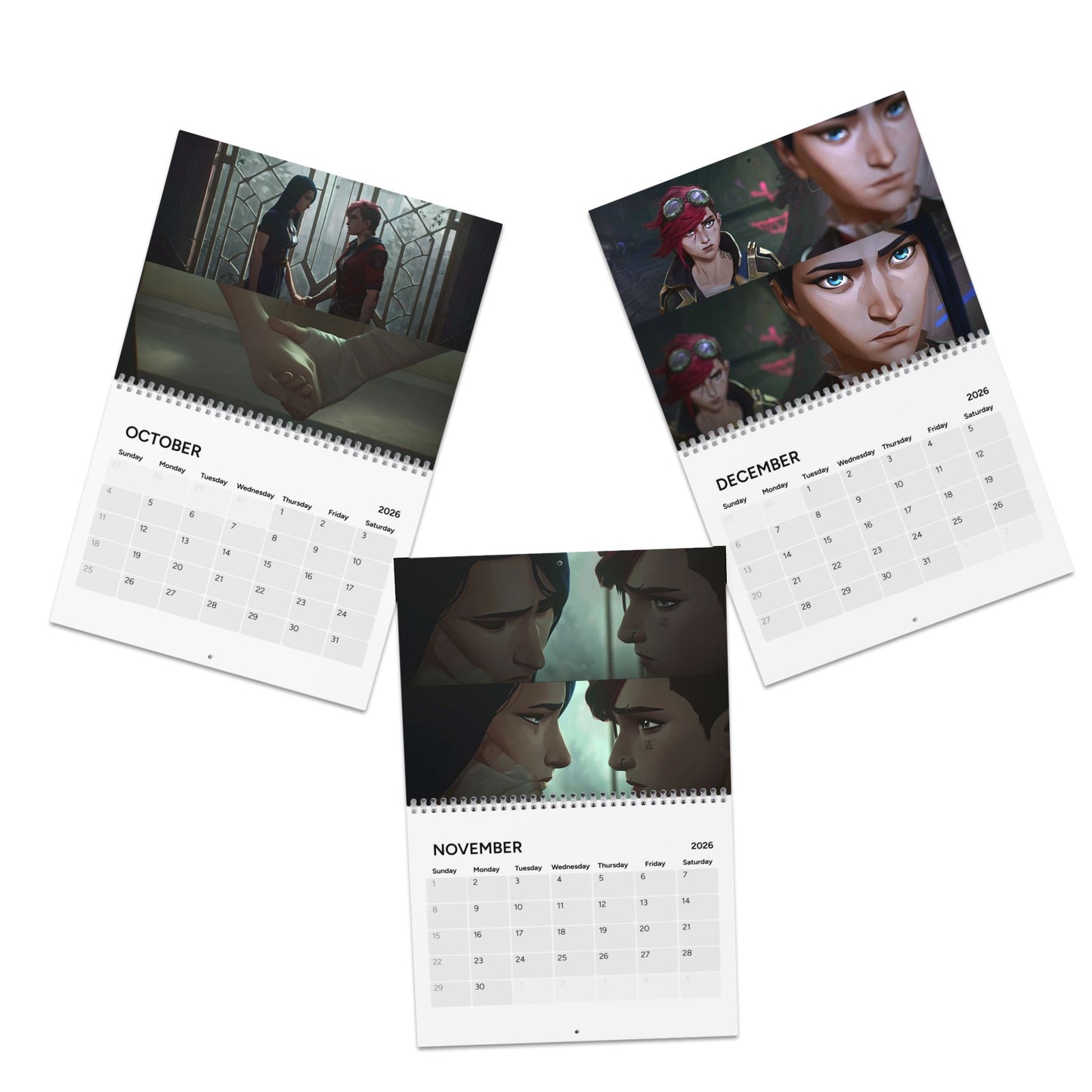 Anime Inspired Wall Calendar 2026