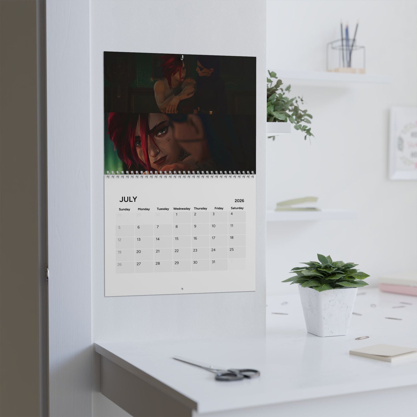 Anime Inspired Wall Calendar 2026