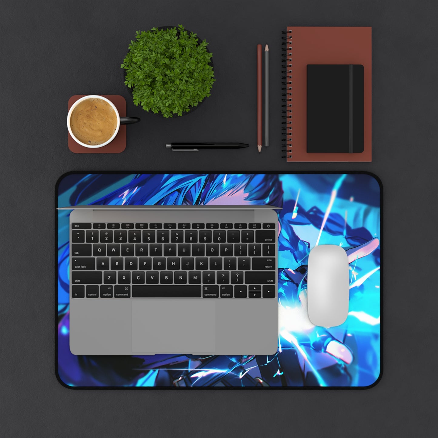 Oversized Desk Mat – Premium Neoprene with Non-Slip Base for Work & Gaming
