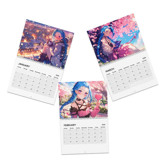 Jinx-inspired Wall Calendar 2026