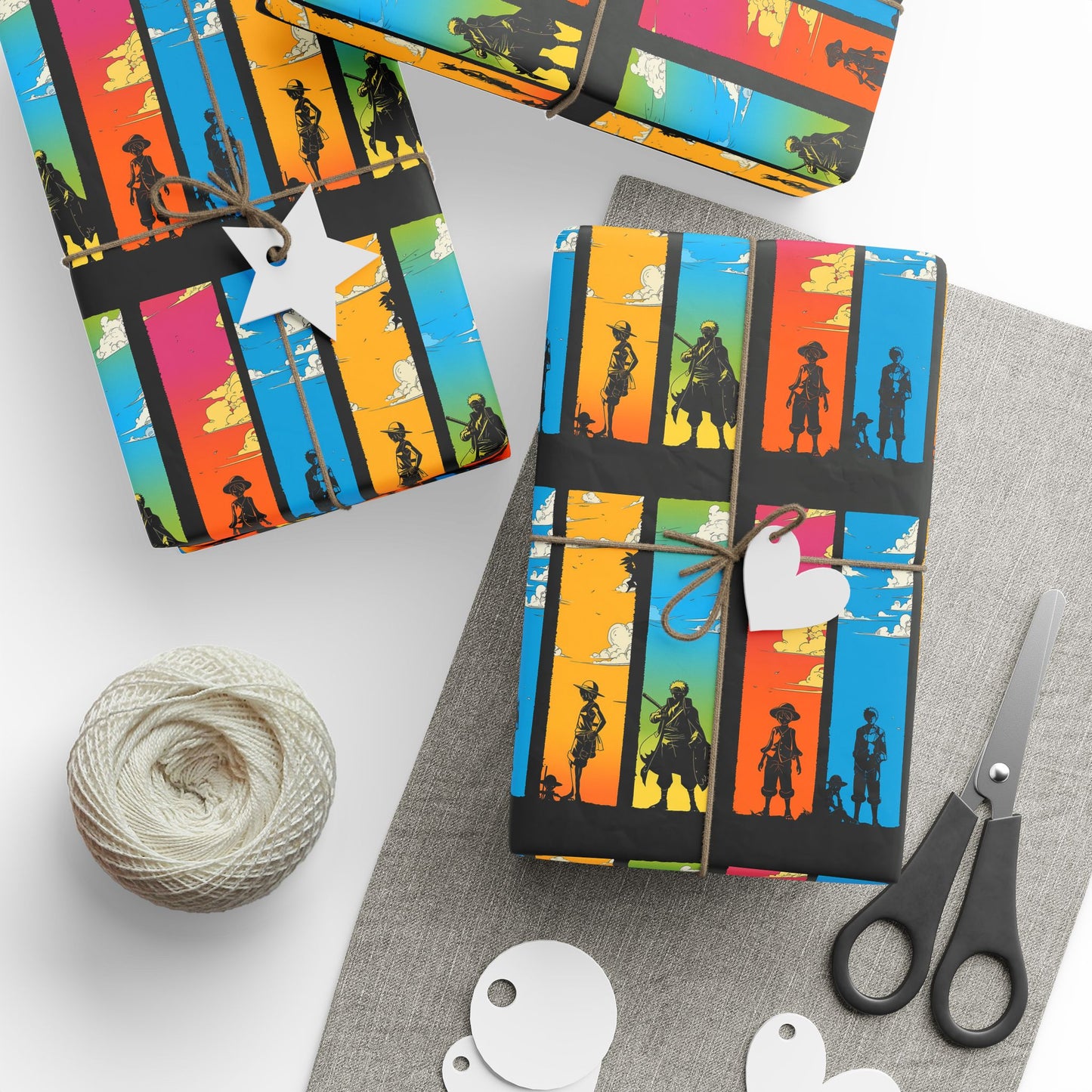 Premium Anime Wrapping Paper – Cute & Stylish Gift Wrap (3 Sizes)
