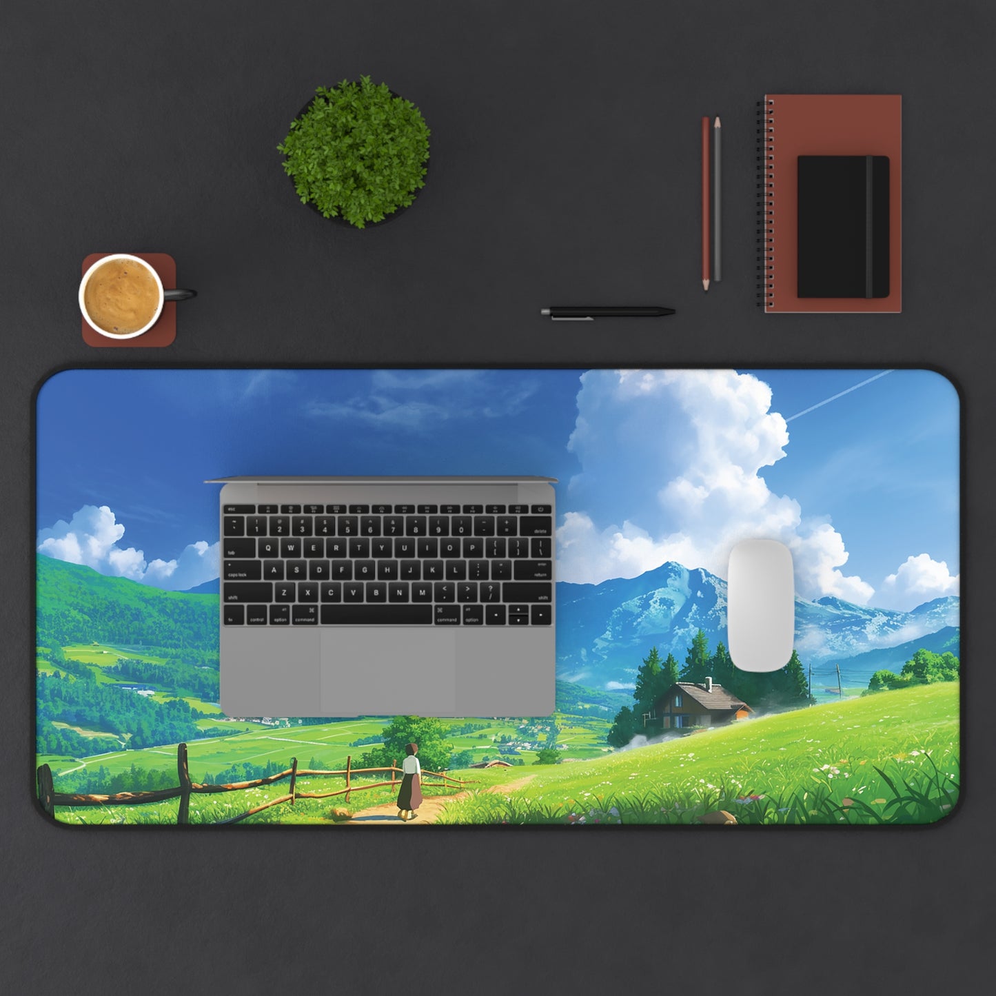 Oversized Desk Mat – Premium Neoprene with Non-Slip Base for Work & Gaming
