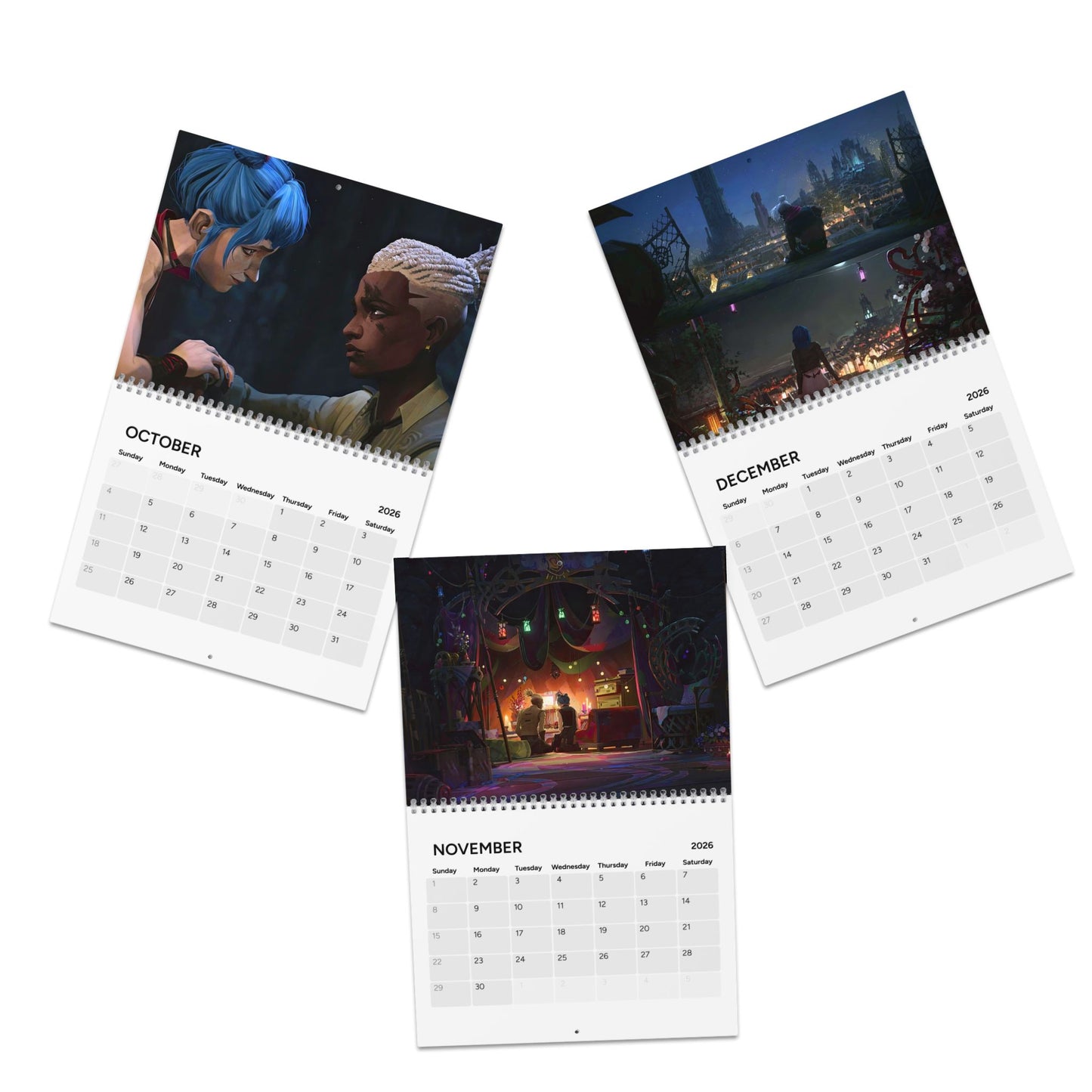 Anime Inspired Wall Calendar 2026