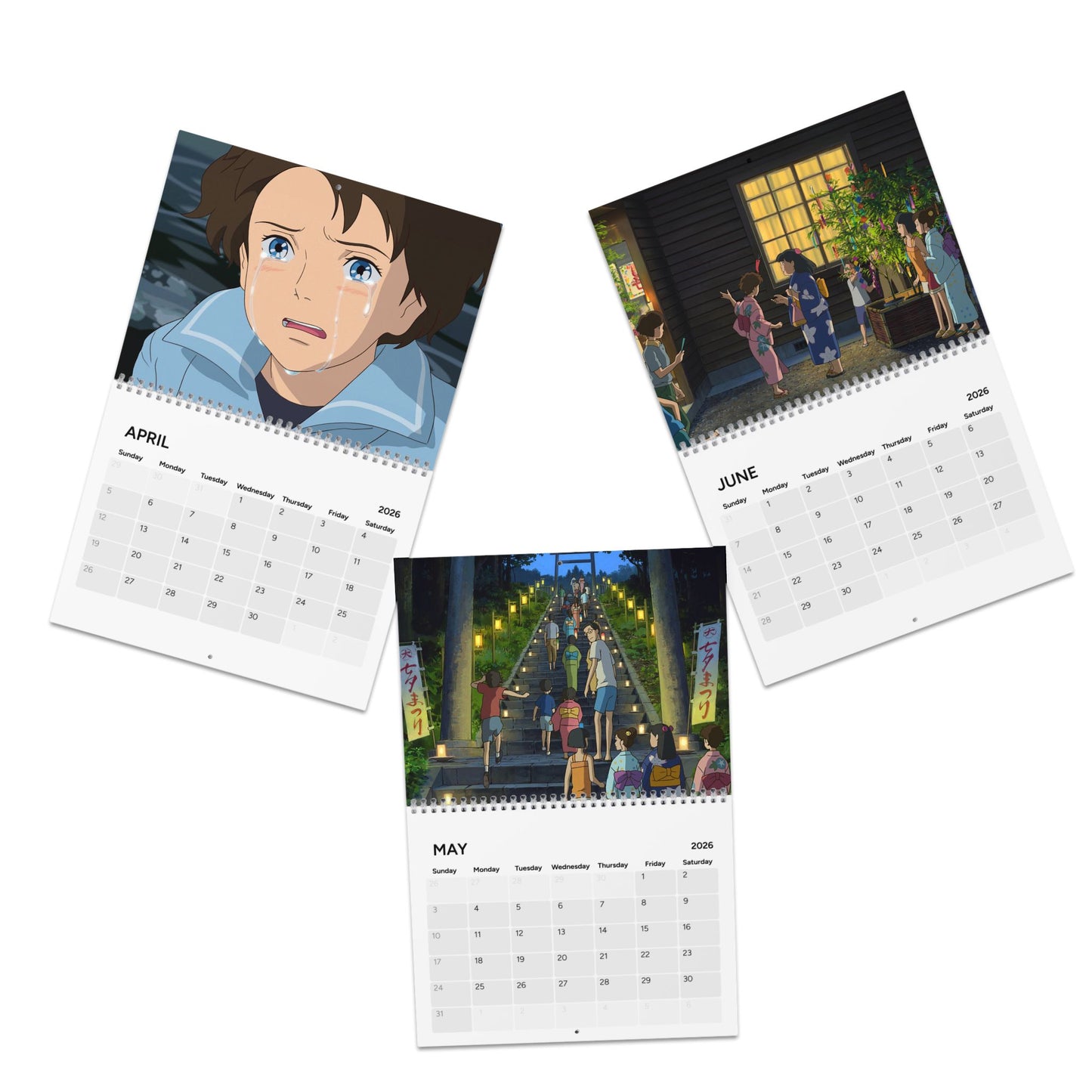 Anime Inspired Wall Calendar 2026
