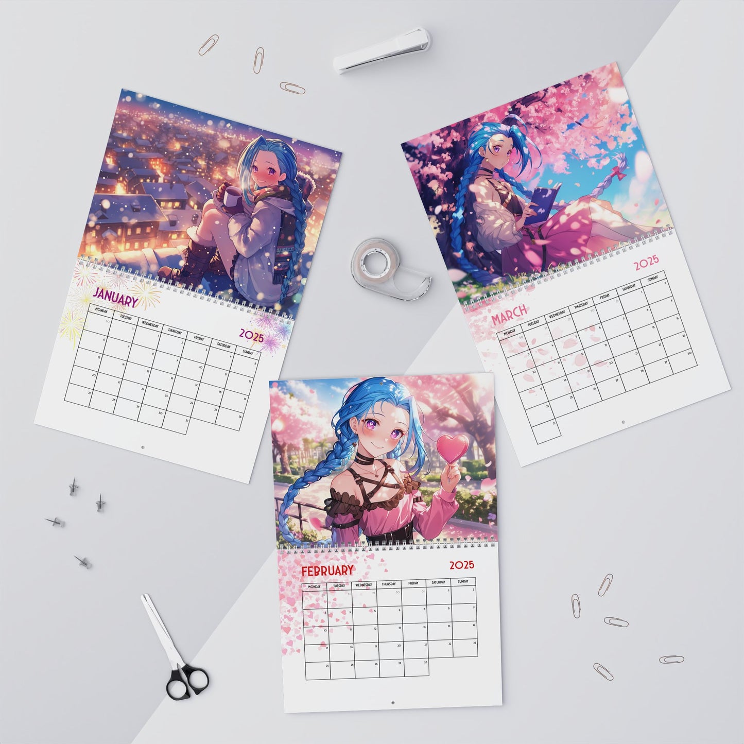 2025 Wall Calendar – Cute & Stylish Decorative Planner