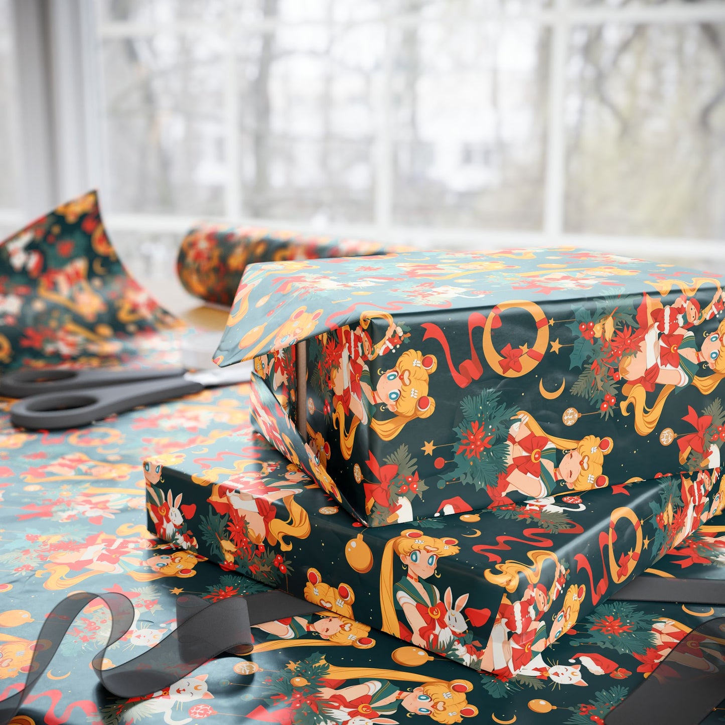 Premium Anime Wrapping Paper – Cute & Stylish Gift Wrap (3 Sizes)