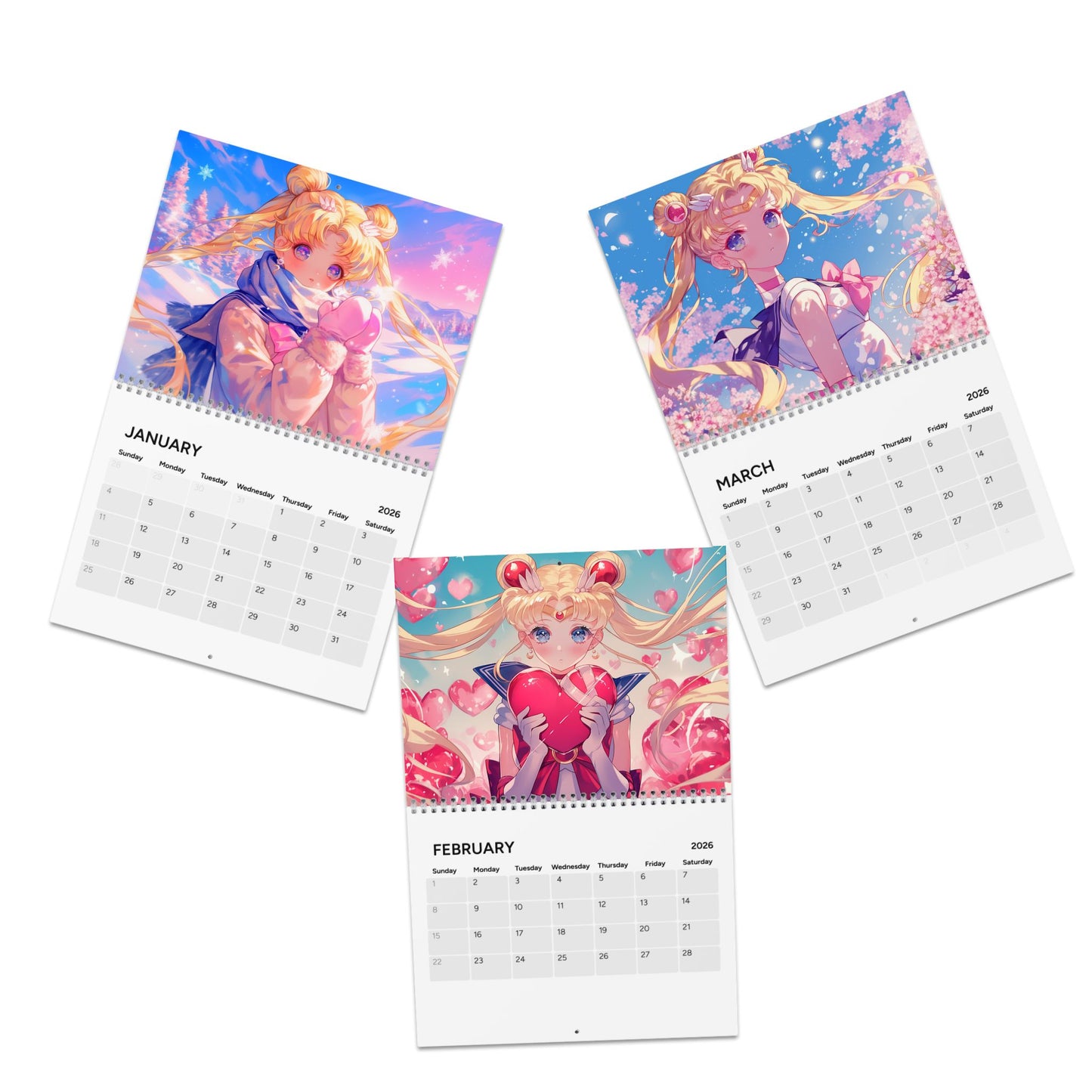 Anime Inspired Wall Calendar 2026