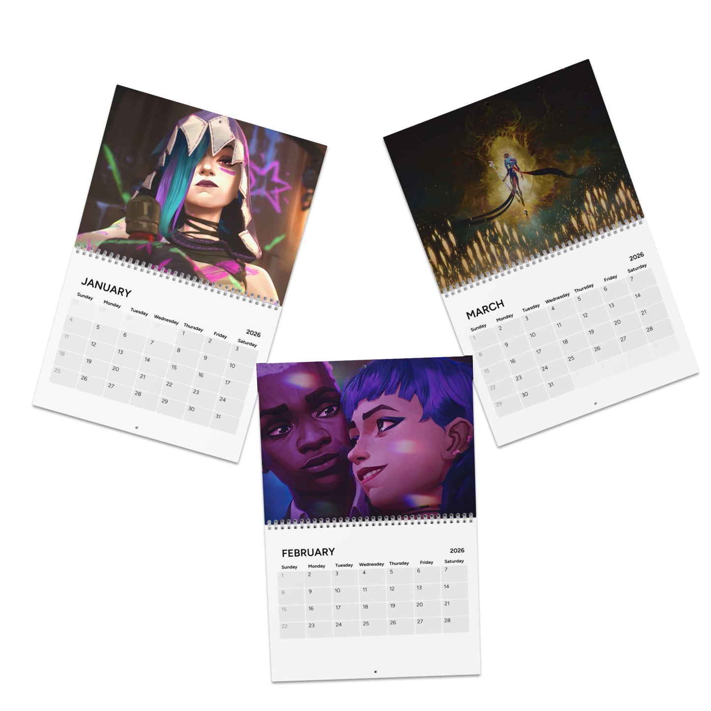 Anime Inspired Wall Calendar 2026