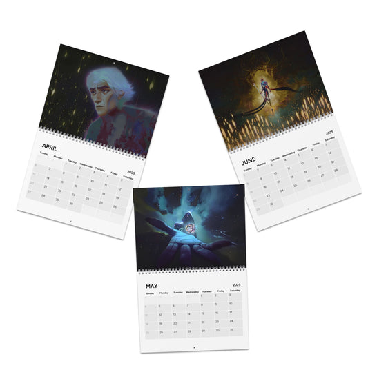 2025 Wall Calendar – Semi-Gloss Art Print, Seasonal Decorative Planner