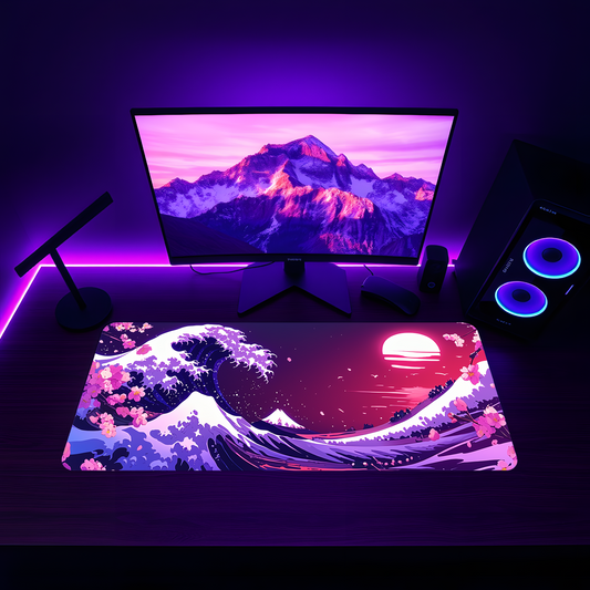 Oversized Desk Mat – Premium Neoprene with Non-Slip Base for Work & Gaming