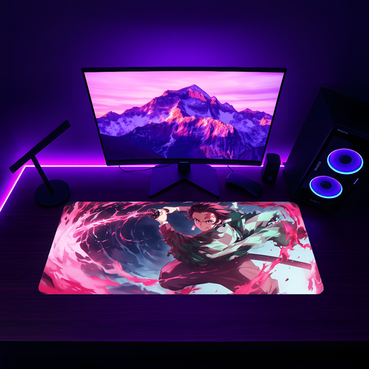 Oversized Desk Mat – Premium Neoprene with Non-Slip Base for Work & Gaming