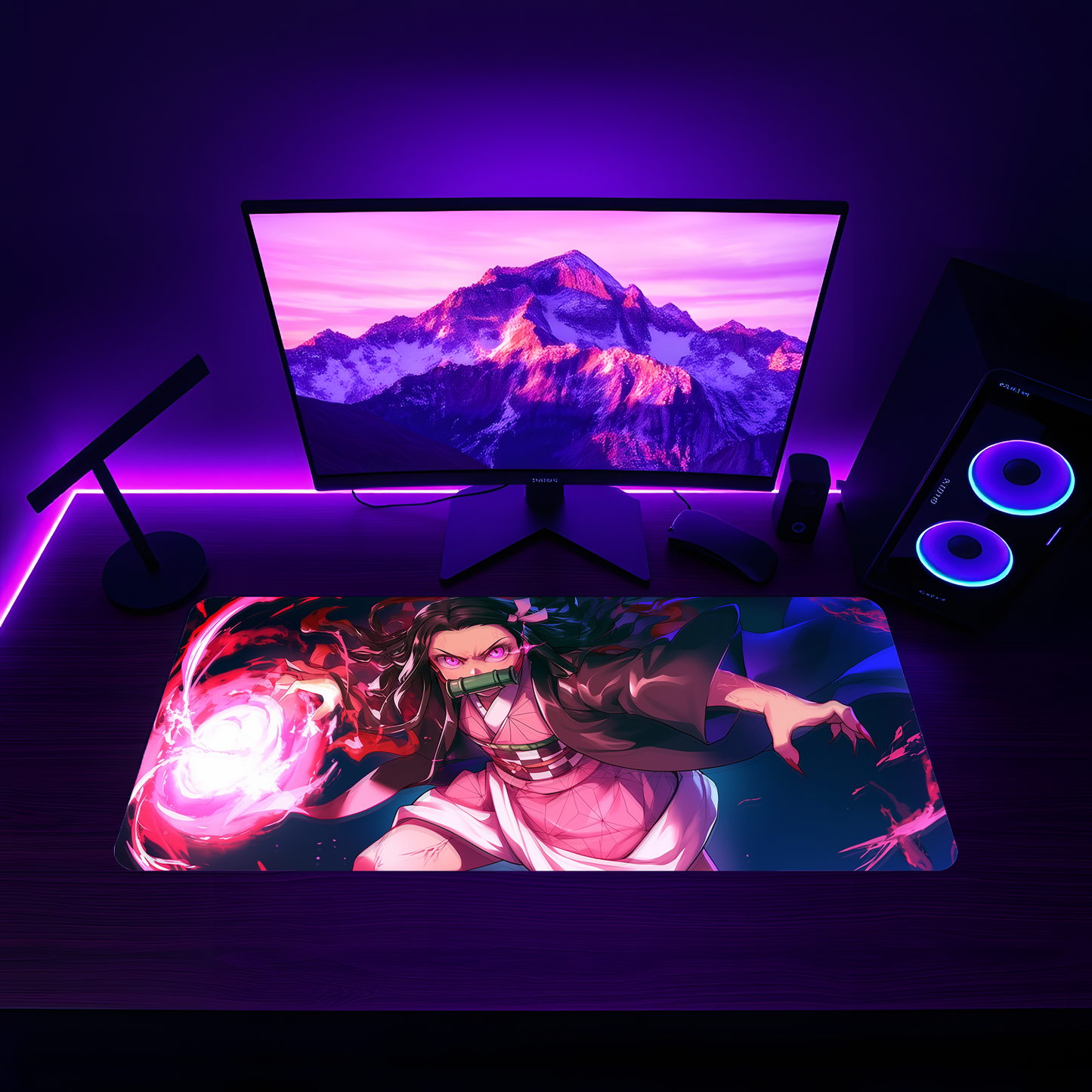 Oversized Desk Mat – Premium Neoprene with Non-Slip Base for Work & Gaming