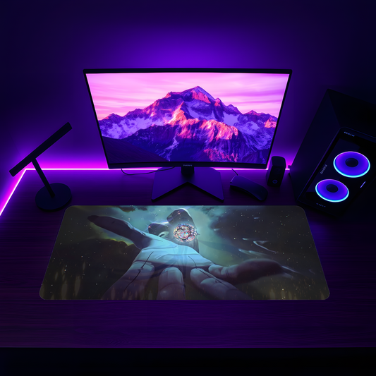 Oversized Desk Mat – Premium Neoprene with Non-Slip Base for Work & Gaming