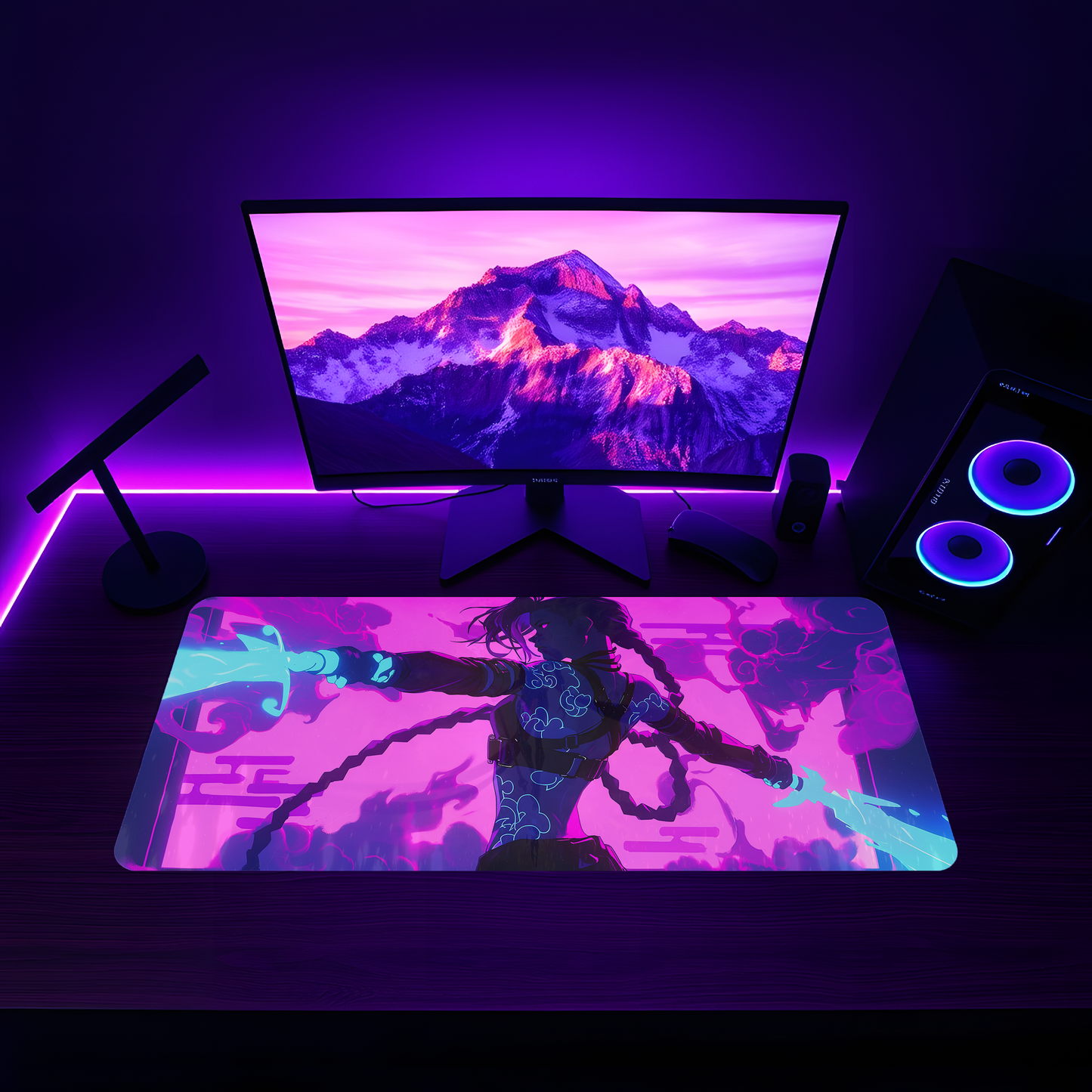 Oversized Desk Mat – Premium Neoprene with Non-Slip Base for Work & Gaming