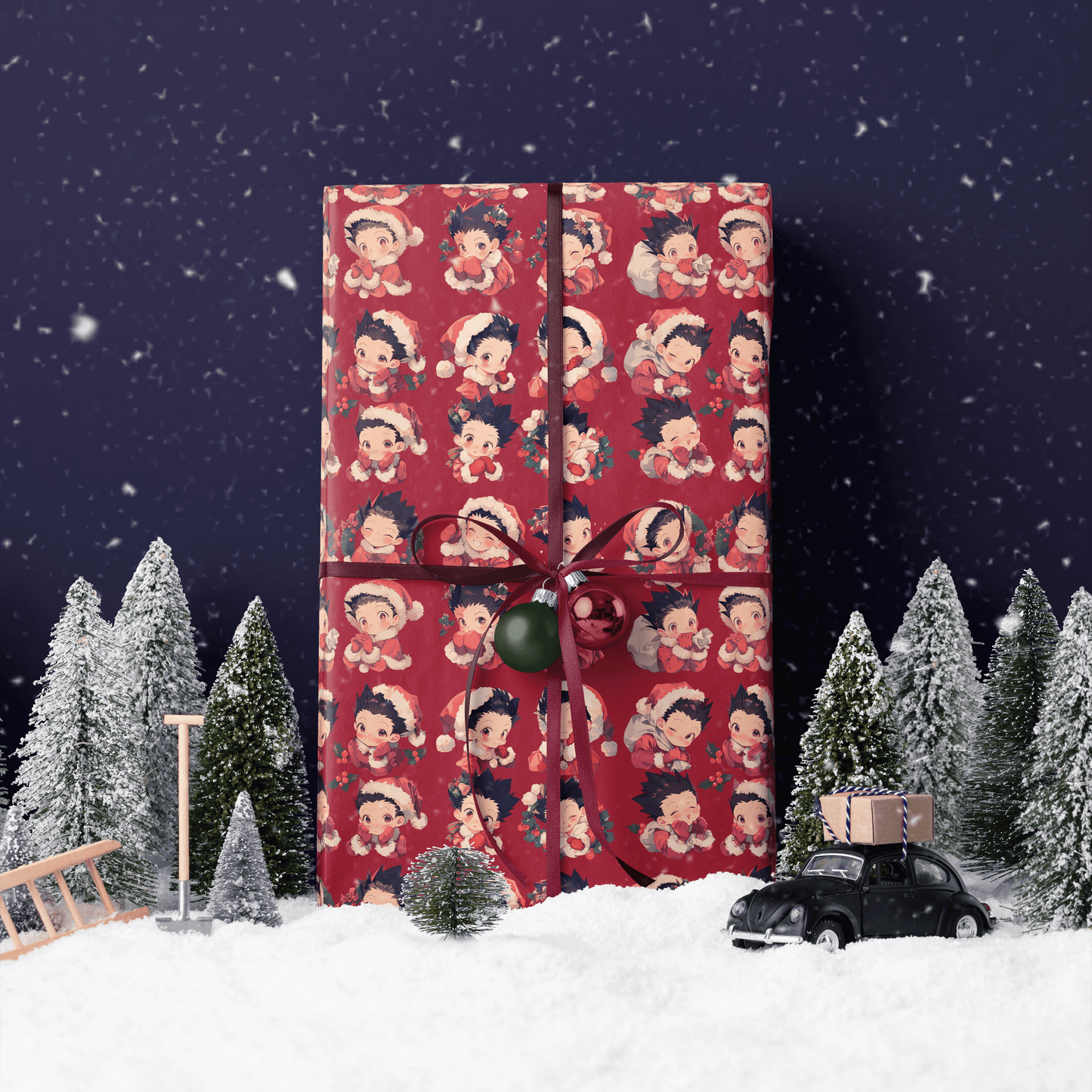 Premium Wrapping Paper – Wild Hunter (HxH Inspired) – 3 Sizes