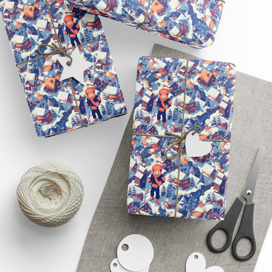 Premium Anime Wrapping Paper – Cute & Stylish Gift Wrap (3 Sizes)