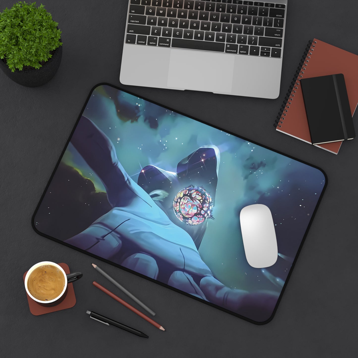 Oversized Desk Mat – Premium Neoprene with Non-Slip Base for Work & Gaming
