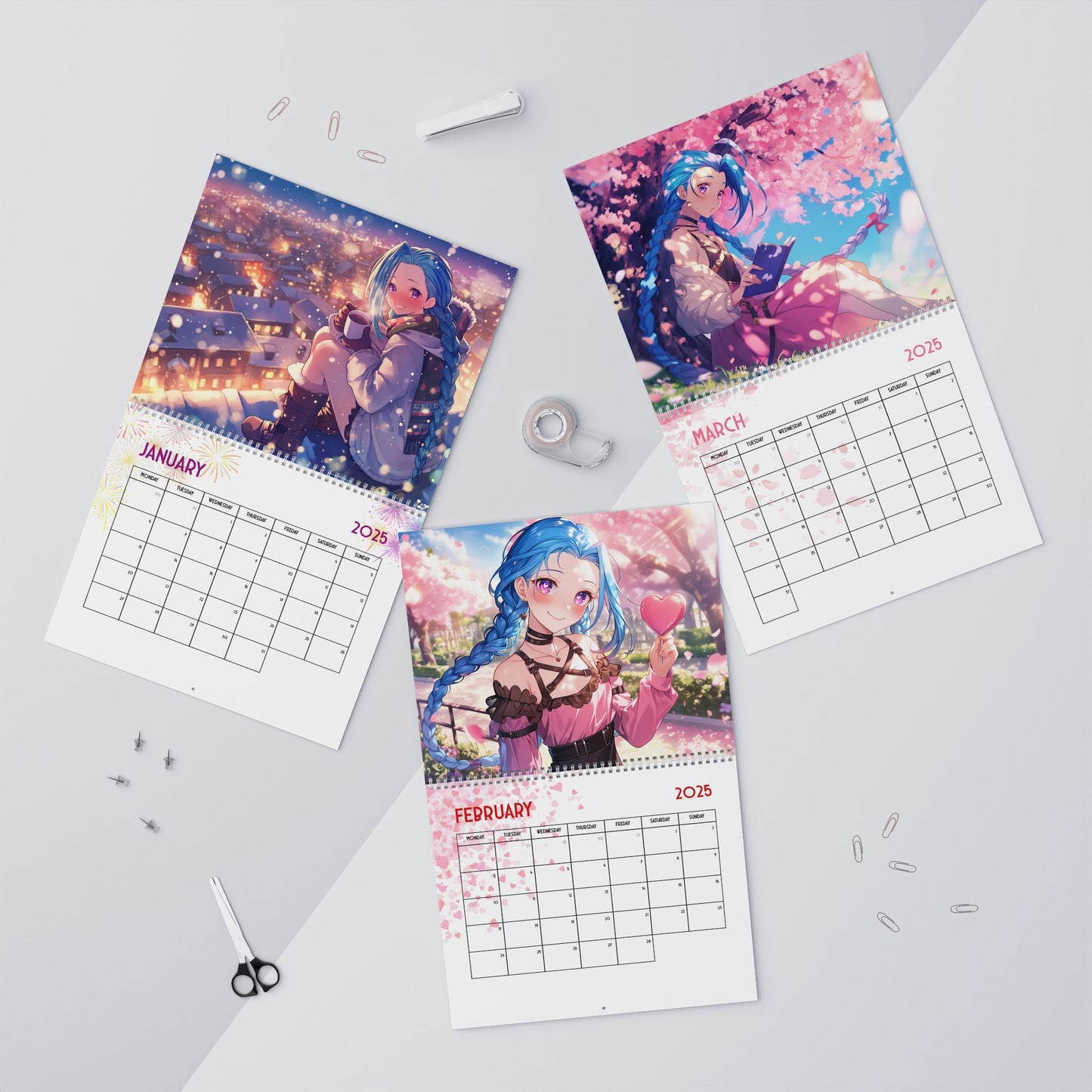 2025 Wall Calendar – Cute & Stylish Decorative Planner