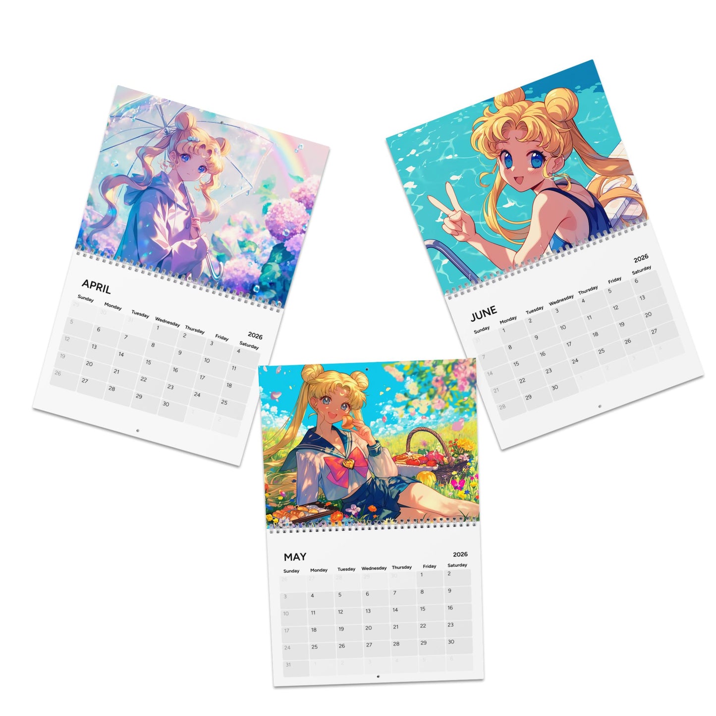 Anime Inspired Wall Calendar 2026