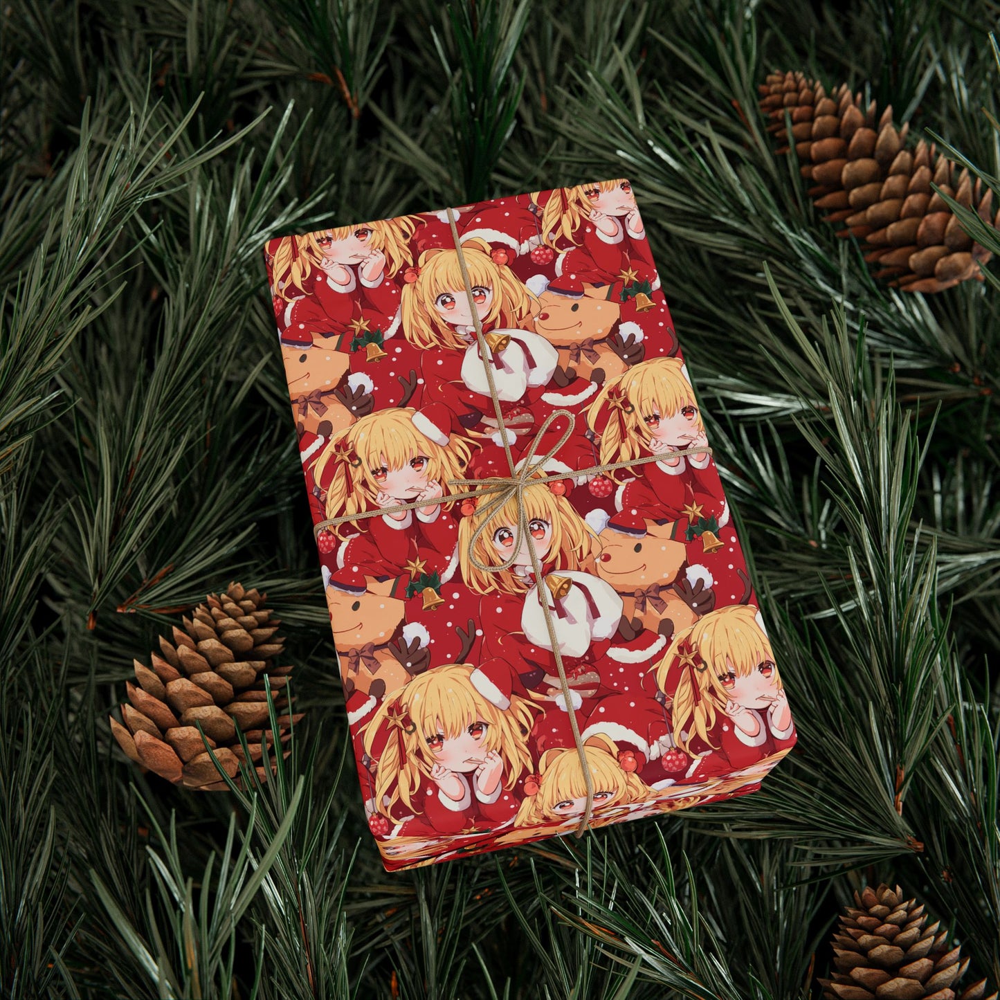 Anime Gift Wrapping Papers, Misa Amane Death Note Manga Christmas Wrapping Paper, Anime Lovers Cute Kawaii Gift Wrap, Unique Design